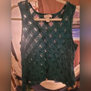 Lacey green Ann Taylor tank